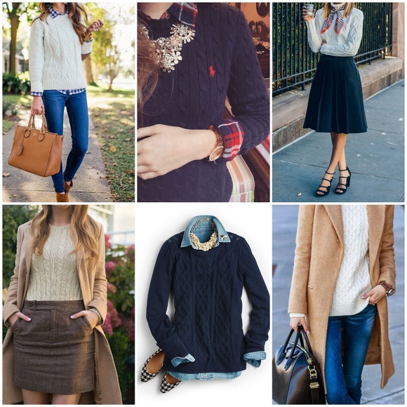 Lot of 2 Cable Knit Sweaters - Picture 7 of 7